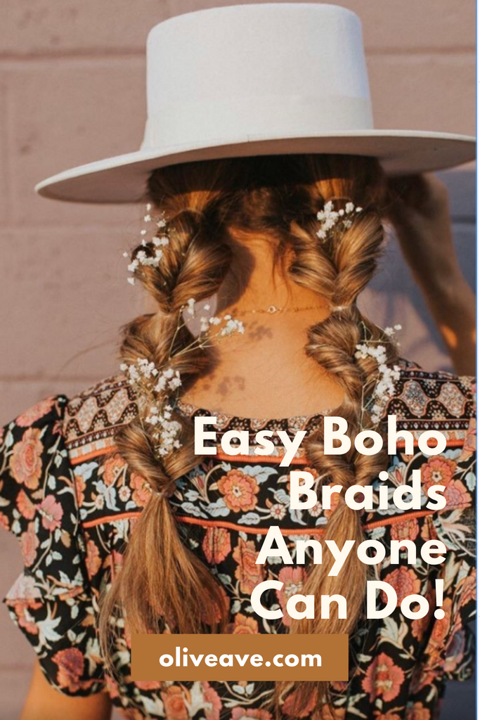 Easy Boho Braids Anyone Can Do! www.oliveave.com/blogs