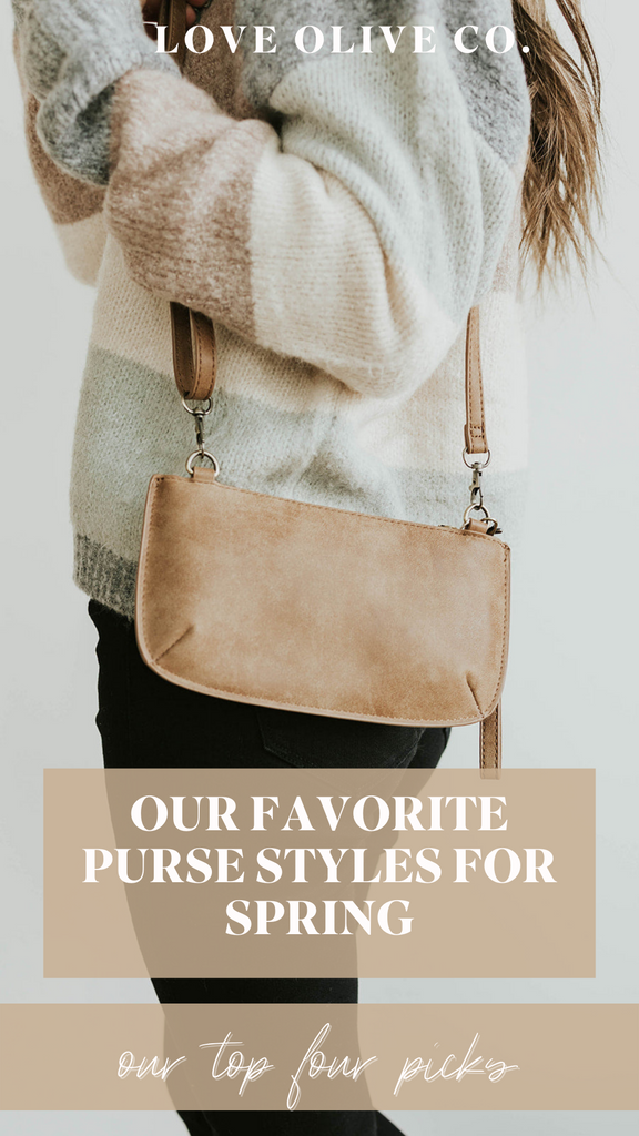 our favorite purse styles for spring. www.www.loveoliveshop.com