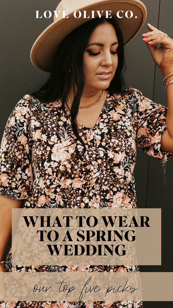 what to wear to a spring wedding. www.www.loveoliveshop.com