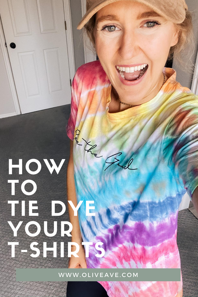 How to Tie Dye Your T-Shirts www.oliveave.com/blogs