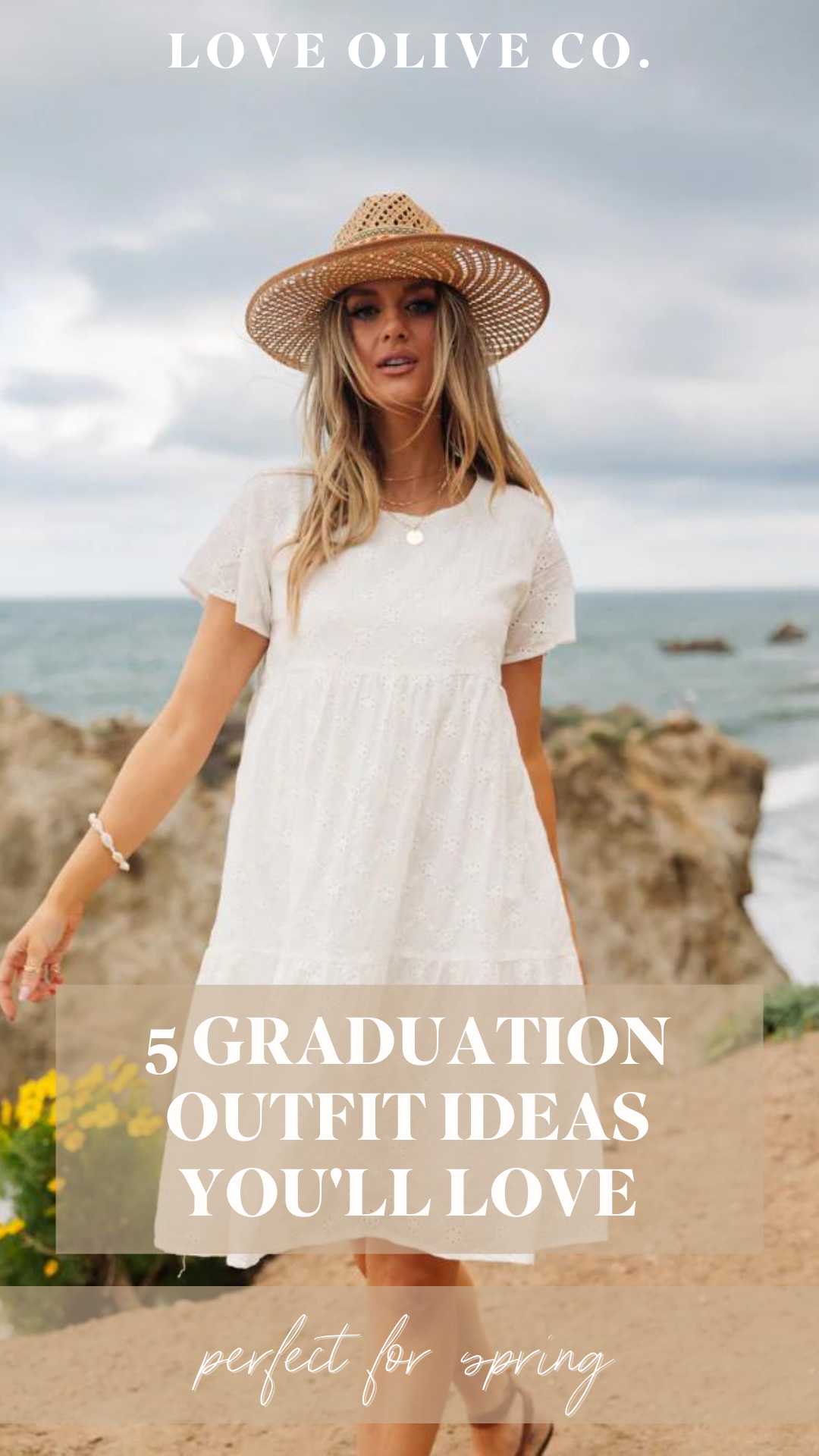 5 graduation outfit ideas you'll love. www.www.loveoliveshop.com