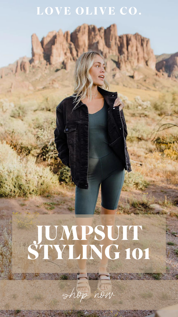 jumpsuit styling 101. www.www.loveoliveshop.com