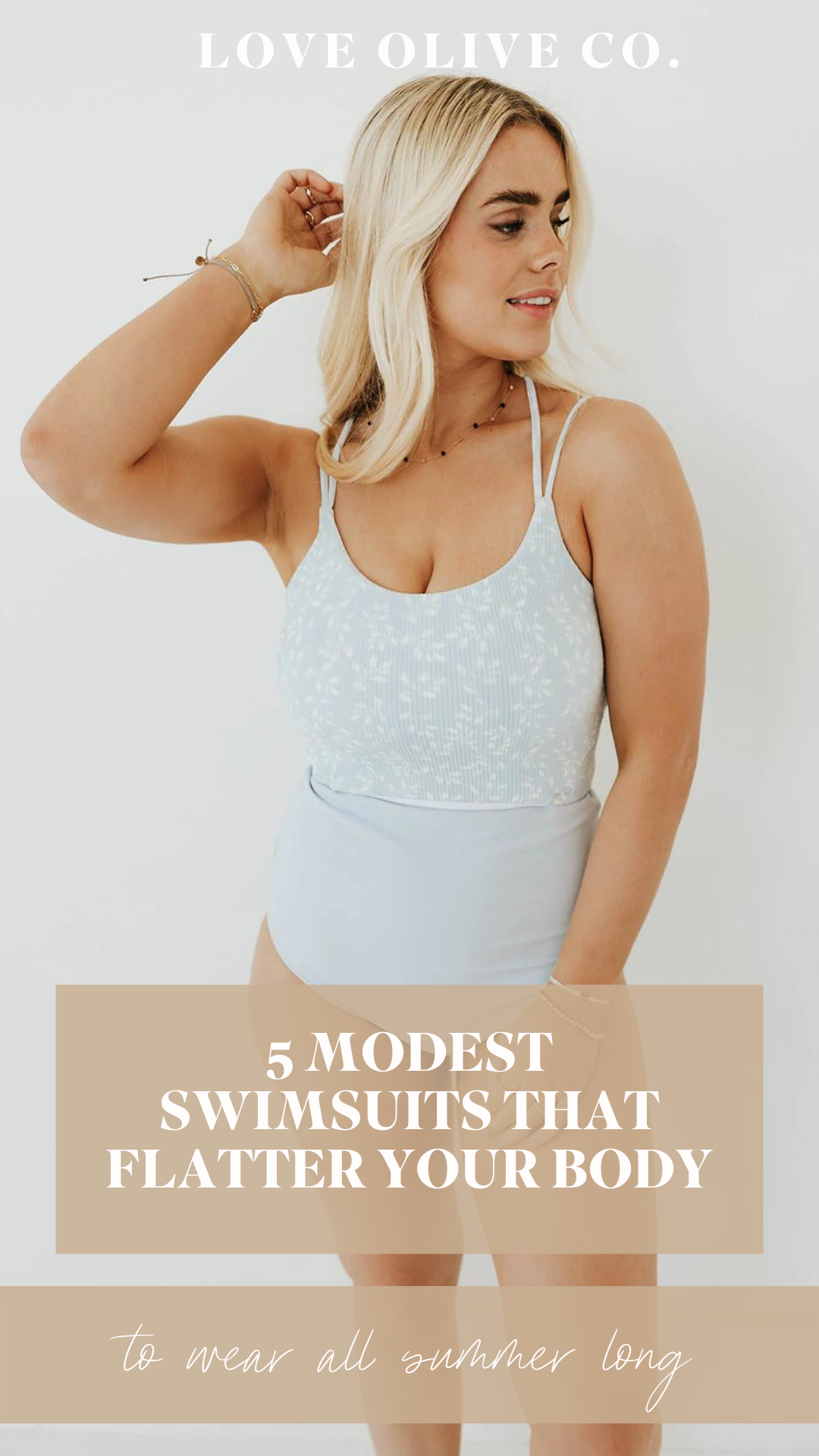 5 modest swimsuits that flatter your body. www.www.loveoliveshop.com