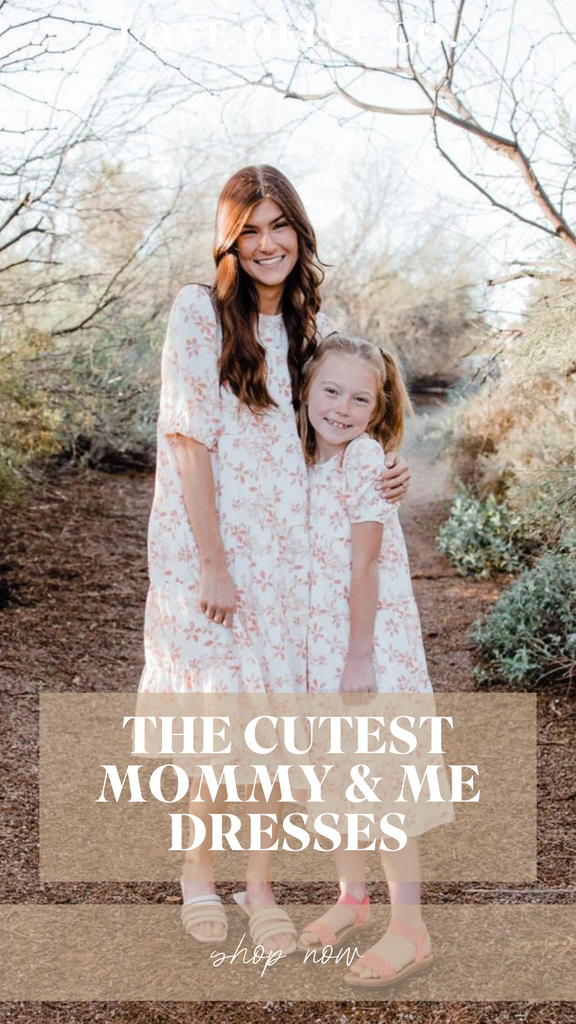 The cutest mommy and me dresses. www.www.loveoliveshop.com