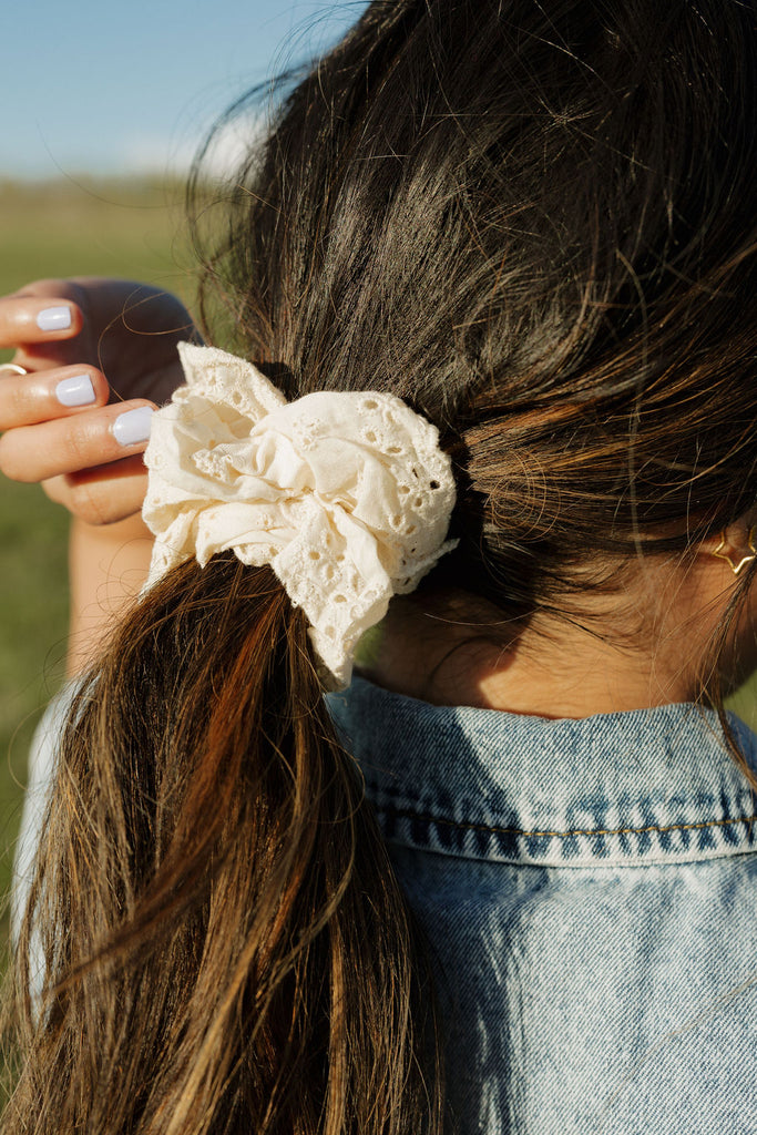 Eyelet Scrunchie