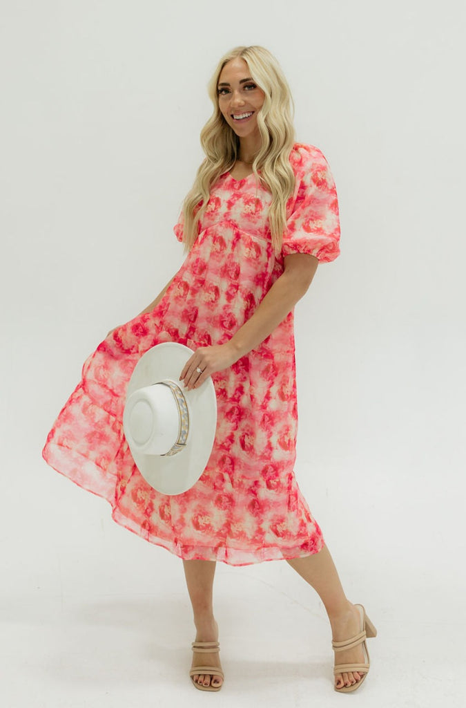 Rosalie Dress-Pink