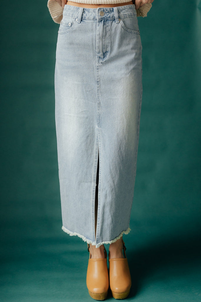 Colette Skirt-Lt. Denim