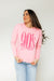 90er Babe Pullover-Meeresrosa