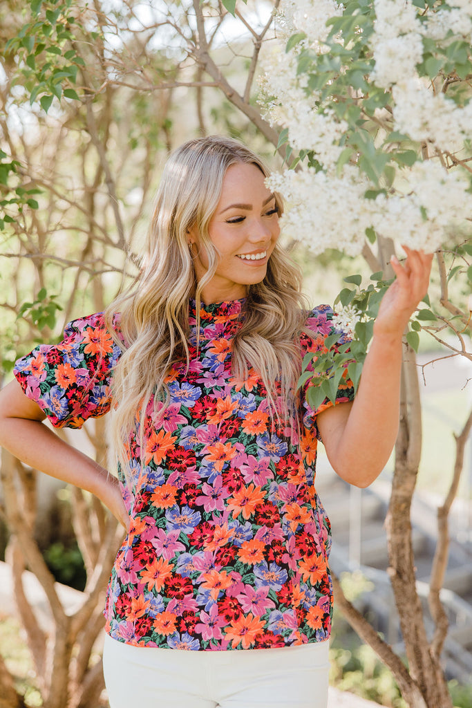 Veronica Top-Floral Multi