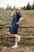 Downtown Memories Dress-Navy