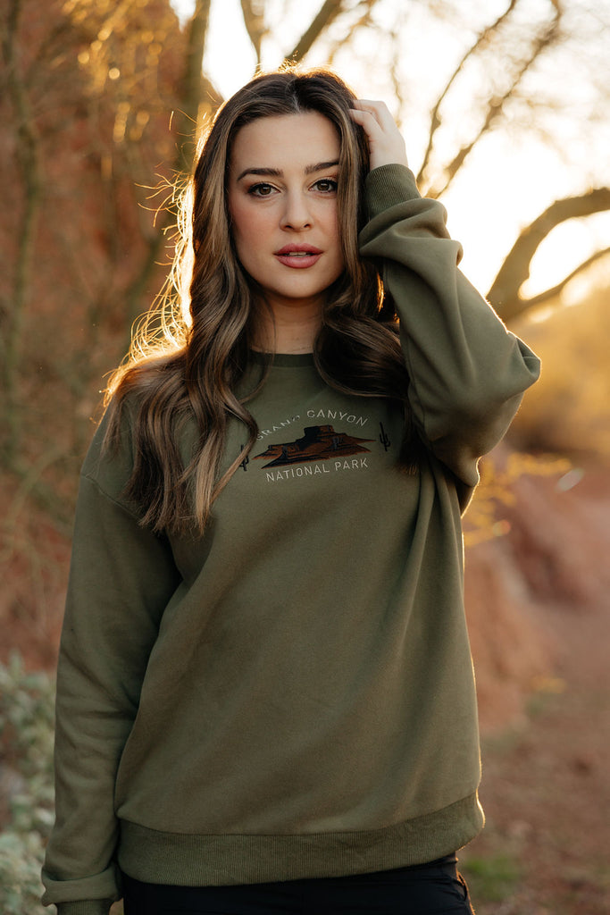 Grand Canyon Pullover-Green