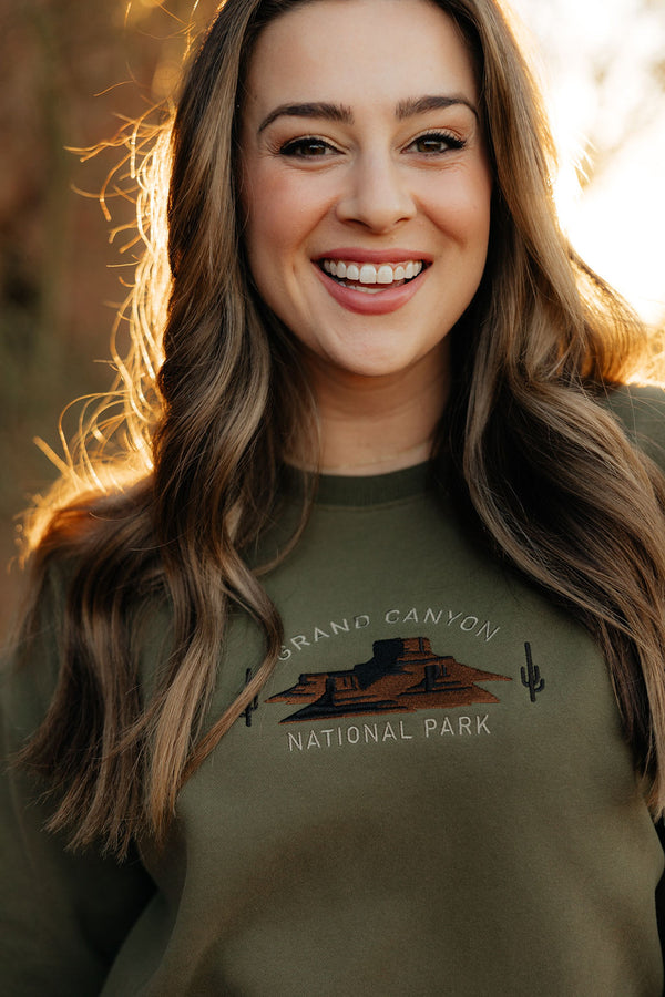 Grand Canyon Pullover-Green