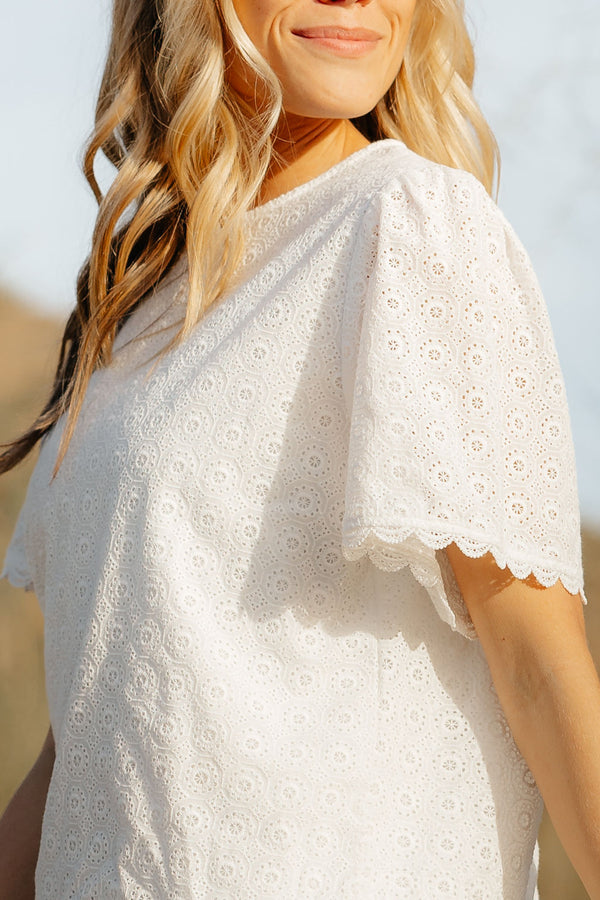 Audra Top-White