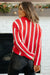 Brynlee Cardigan-Red/Ivory