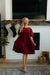 Ames Dress-Burgundy