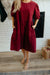 Ames Dress-Burgundy