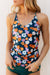 Nani Brookside V-Neck Tankini-Navy Floral