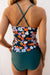 Nani Brookside V-Neck Tankini-Navy Floral