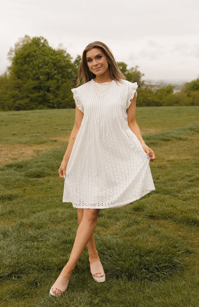 Aberlynn Dress-White