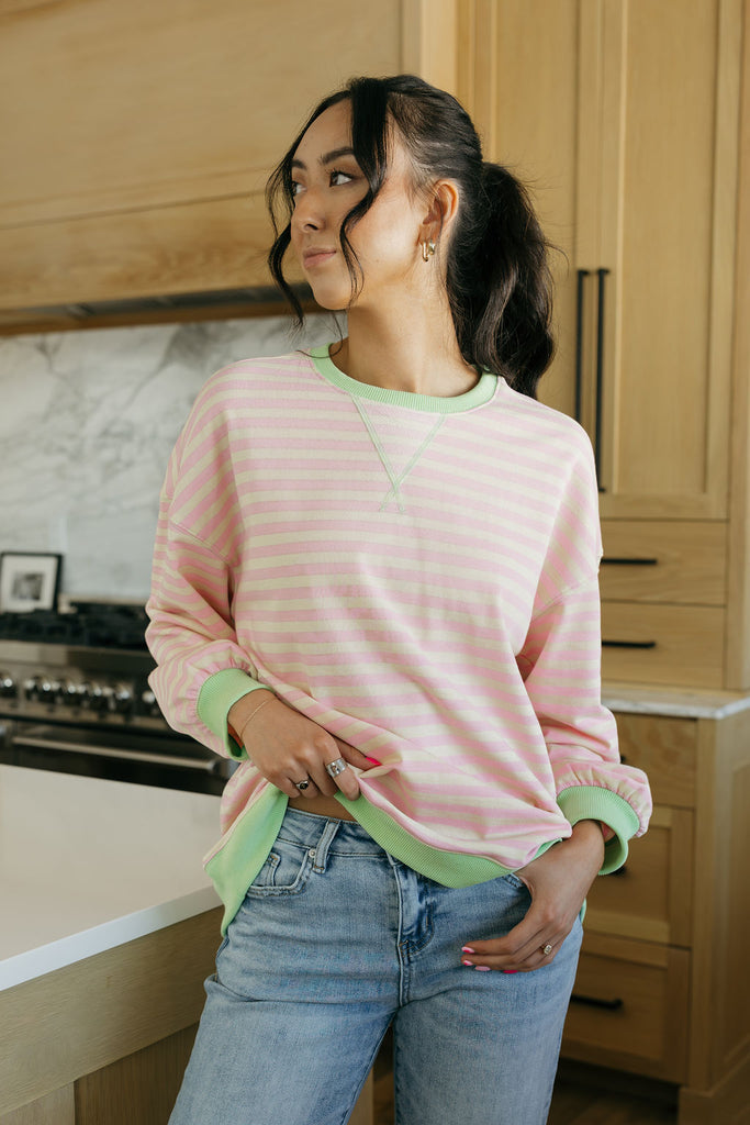 Erica Top-Pink/Green