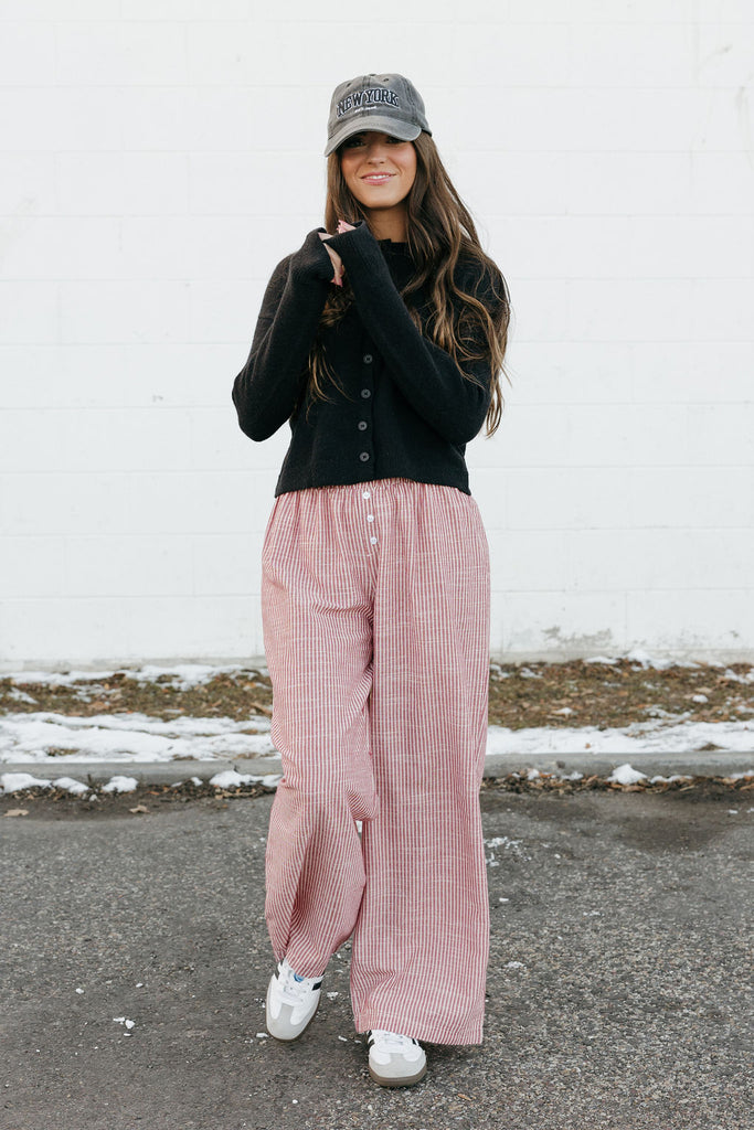 Mallory Pants-Red