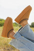 Laura Platform Slipper-Camel