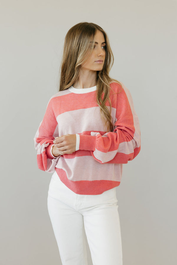 Peyton Top-Pink Multi