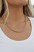 Rope Chain Necklace-Gold