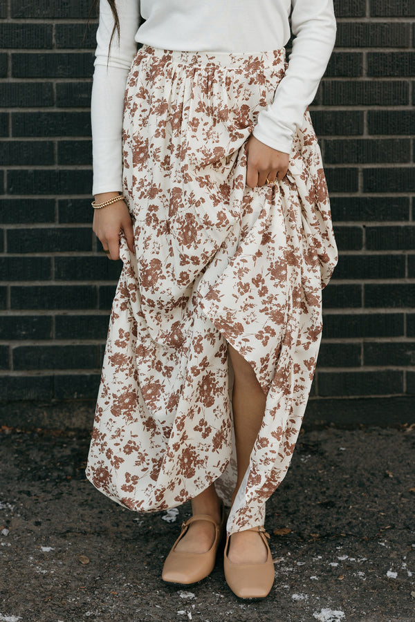 Makenzie Skirt-Cream Multi