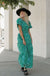 Tonya Dress-Kelly Green/Blue