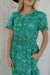 Tonya Dress-Kelly Green/Blue