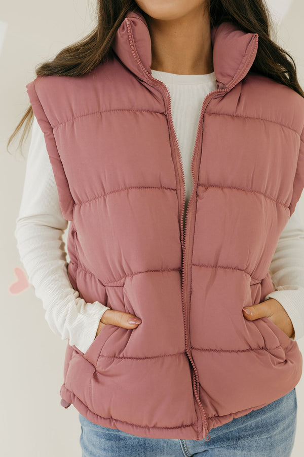 Carlyn Vest-Mauve