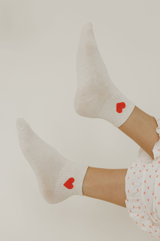 Be Mine Socks-Oat