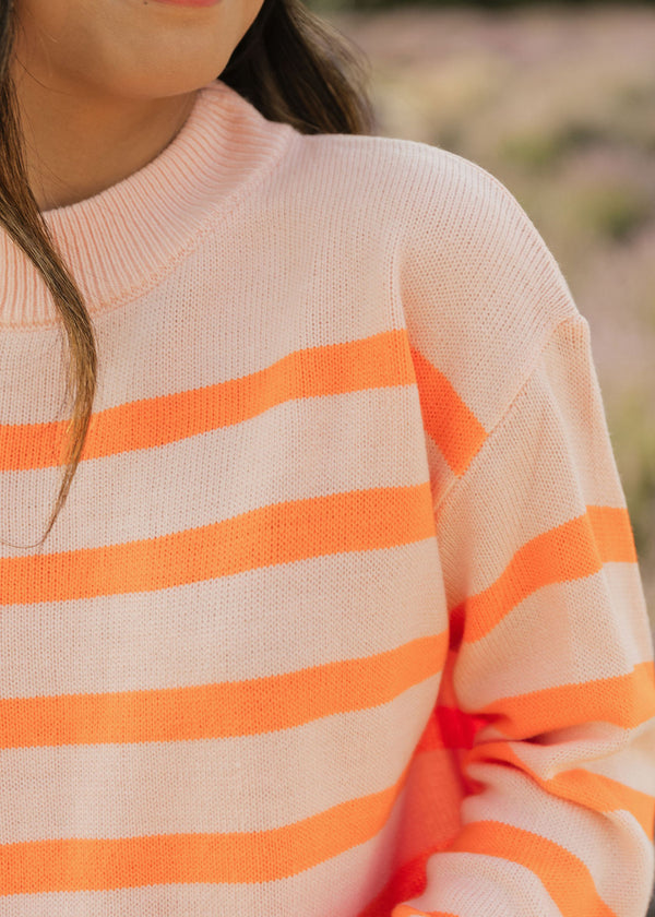 Perrie Sweater-Peach/Orange