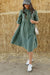 Ralphie Dress-Hunter Green