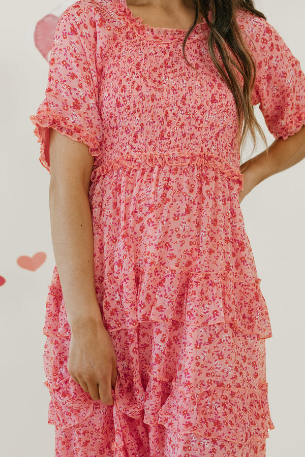 Forever Yours Dress-Pink Floral