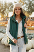 Teagan Puffer Vest-Hunter Green