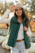 Teagan Puffer Vest-Hunter Green