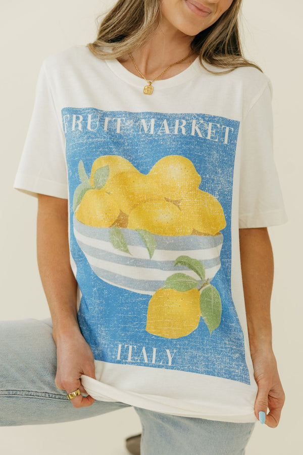 Fruit Market Tee-Ivory
