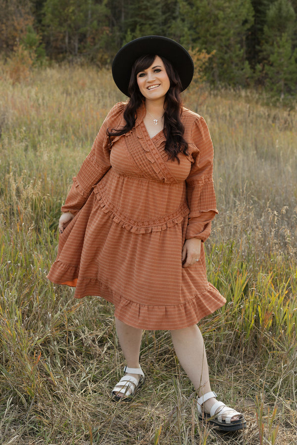 Libbie Dress-Rust