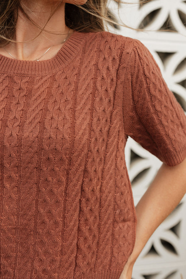 Londyn Sweater-Brown