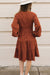 Livia Dress-Rust