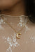 Bubble Initial Necklace-Gold