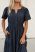 Caribbean Dress-Navy