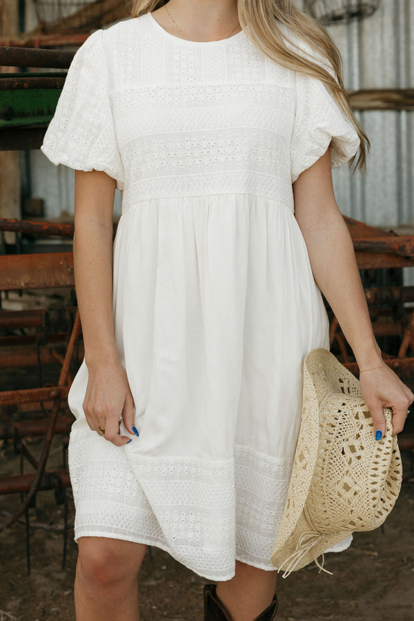 Coastline Dress-Ivory