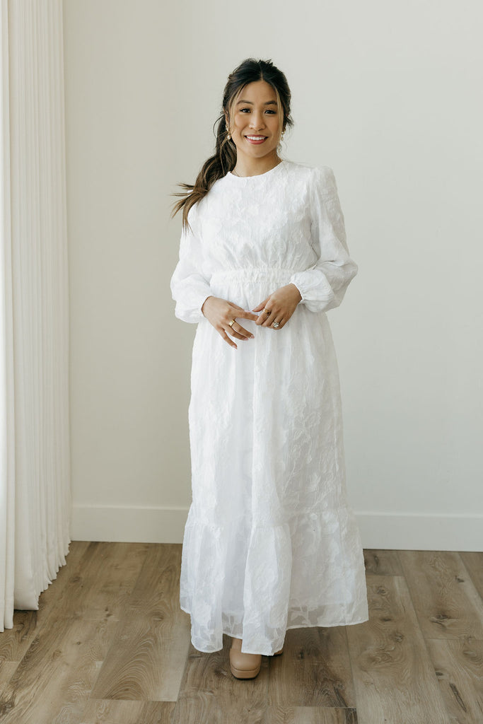 Elisabeth Dress-Pure White