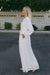 Evangelina Dress-White