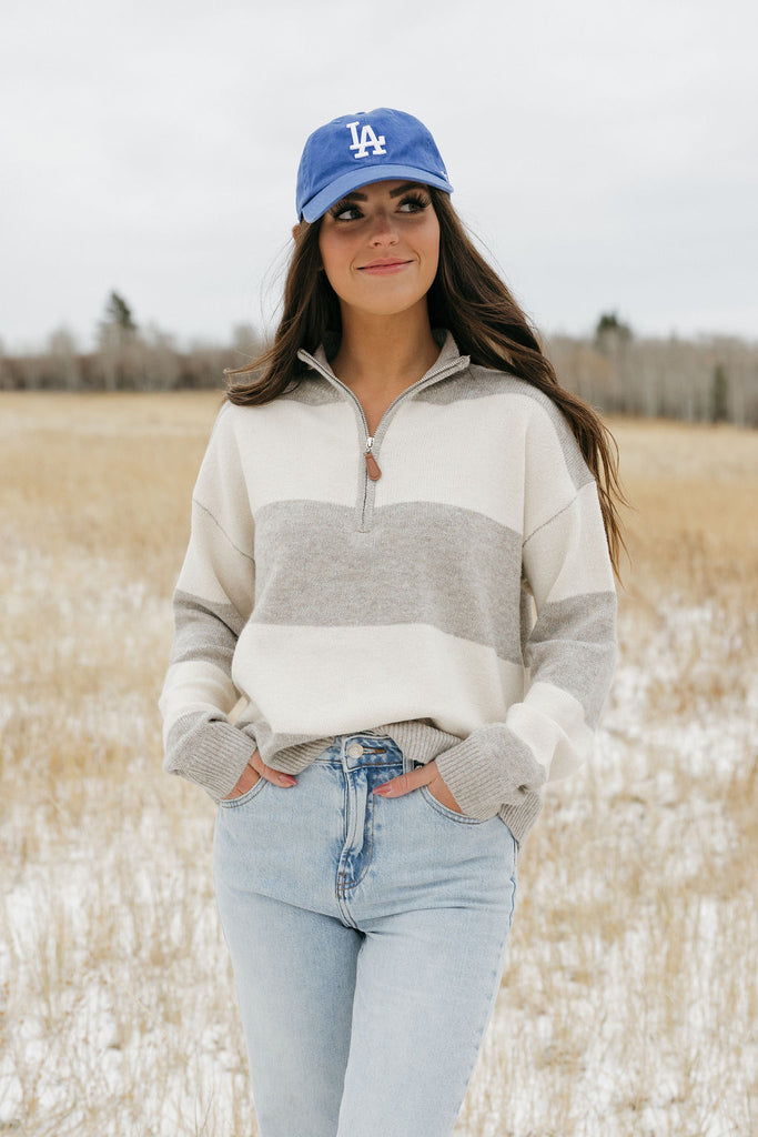 Lottie Sweater-Oatmeal/Taupe