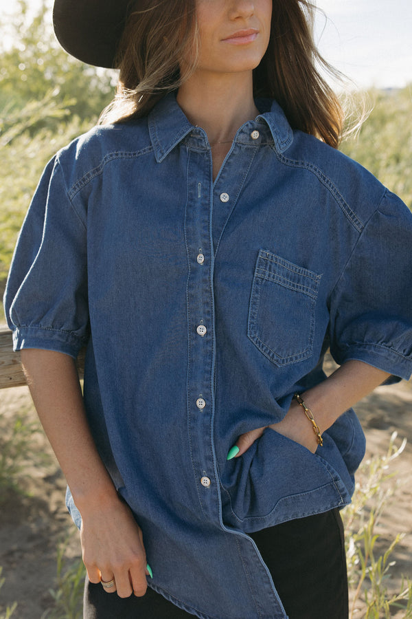 Susanna Top-Denim