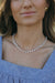 Perlenkette Halskette-Gold